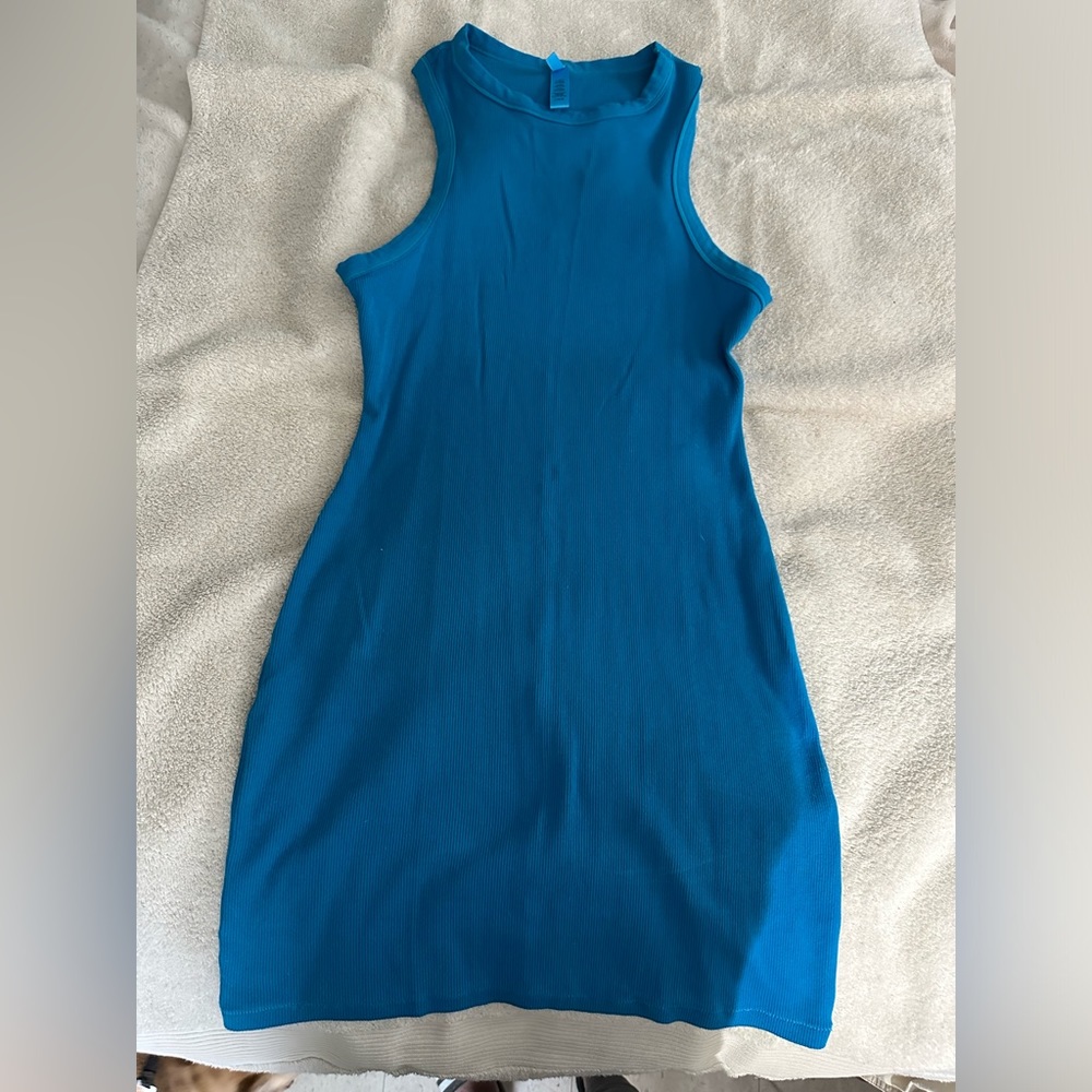 SKIMS tank dress. Limited color Mykonos. 💙💙💙